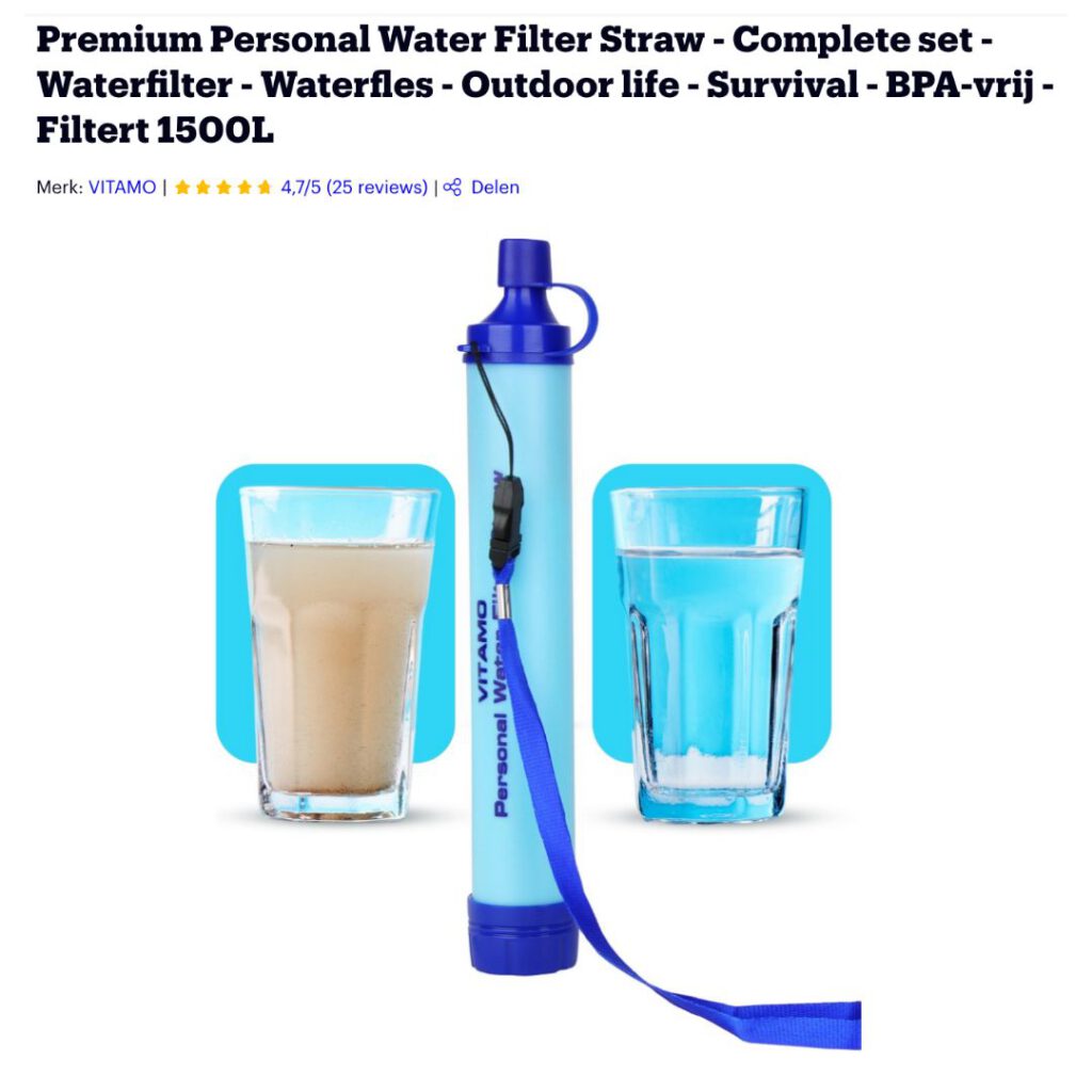beste waterfilter outdoor