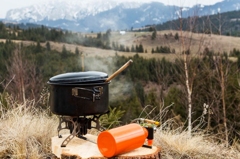 effectieve kampeerkeuken opzet